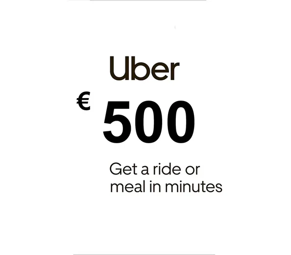 Uber 500 EUR Gift Card (France) gallery image 2