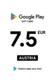 Google Play 7.5 EUR Gift Card (Austria) thumb 2