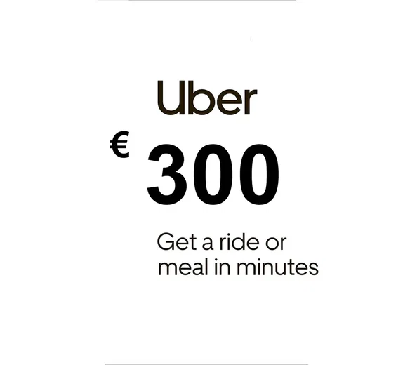 Uber 300 EUR Gift Card (France) gallery image 2