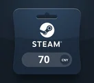 Steam Wallet 70 CNY Gift Card (Asia) thumb 2