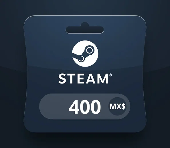 Steam Wallet 400 MXN Gift Card (Global) gallery image 2