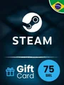 Steam Wallet 75 BRL Gift Card (Brazil) thumb 2