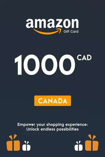 Amazon 1000 CAD Gift Card (Canada) gallery image 2
