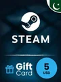 Steam Wallet 5 USD Gift Card (Pakistan) thumb 2