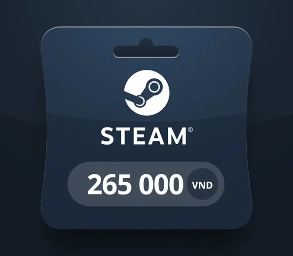 Steam Wallet 265000 VND Gift Card (Asia) gallery image 2