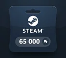 Steam Wallet 65000 KRW Gift Card (Korea) thumb 2