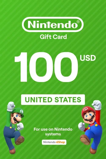 Nintendo eShop 100 USD Gift Card (United States) gallery image 2