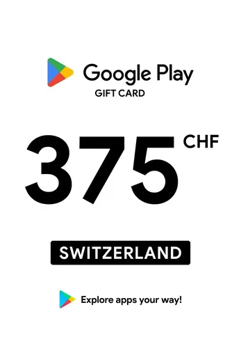Google Play 375 CHF Gift Card (Switzerland) gallery image 2