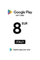Google Play 8 EUR Gift Card (Italy) thumb 2