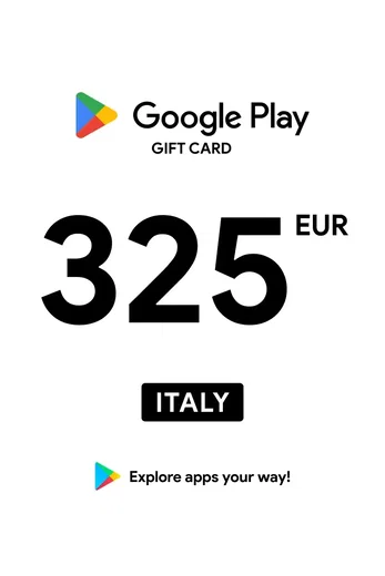 Google Play 325 EUR Gift Card (Italy) gallery image 2