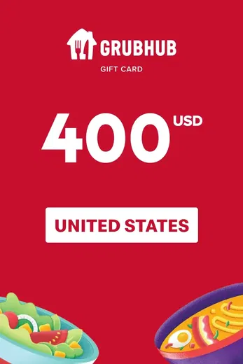 GrubHub 400 USD Gift Card (United States) gallery image 2