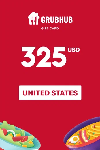 GrubHub 325 USD Gift Card (United States) gallery image 2