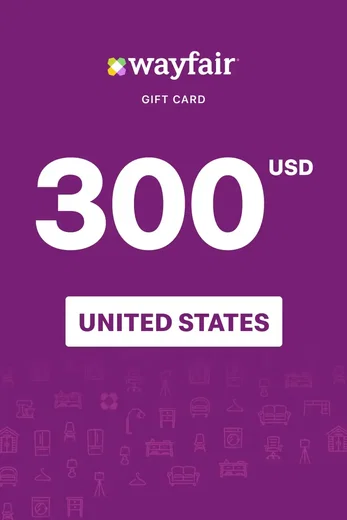 Wayfair 300 USD Gift Card (United States) gallery image 2