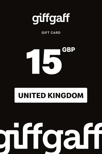 Giff Gaff 15 GBP Gift Card (United Kingdom) gallery image 2