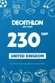 Decathlon 230 GBP Gift Card (United Kingdom) thumb 2