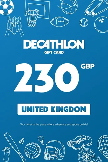 Decathlon 230 GBP Gift Card (United Kingdom) gallery image 2