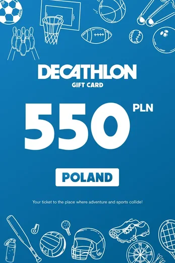 Decathlon 550 PLN Gift Card (Poland) gallery image 2