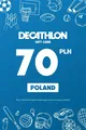 Decathlon 70 PLN Gift Card (Poland) thumb 2