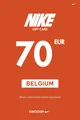 Nike 70 EUR Gift Card (Belgium) thumb 2