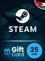 Steam Wallet 25 USD Gift Card (Jordan) thumb 2