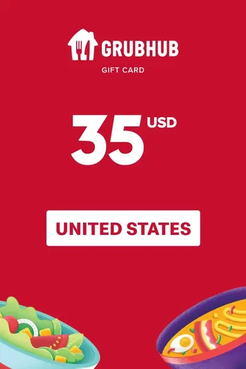 GrubHub 35 USD Gift Card (United States)