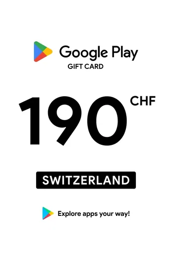 Google Play 190 CHF Gift Card (Switzerland) gallery image 2