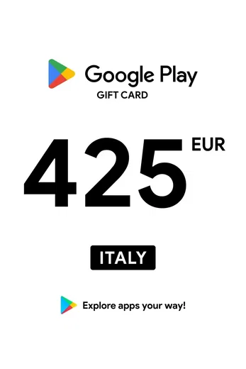 Google Play 425 EUR Gift Card (Italy) gallery image 2