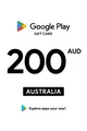 Google Play 200 AUD Gift Card (Australia) thumb 2