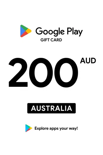 Google Play 200 AUD Gift Card (Australia) gallery image 2