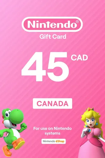 Nintendo eShop 45 CAD Gift Card (Canada) gallery image 2