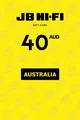 JB Hi-Fi 40 AUD Gift Card (Australia) thumb 2