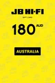 JB Hi-Fi 180 AUD Gift Card (Australia) thumb 2