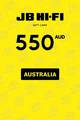 JB Hi-Fi 550 AUD Gift Card (Australia) thumb 2