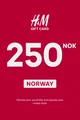 H&M 250 NOK Gift Card (Norway) thumb 2
