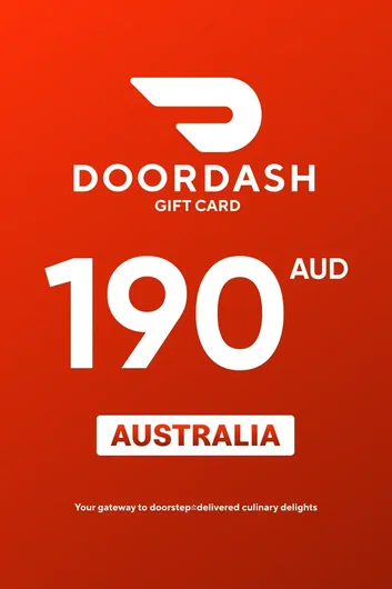 DoorDash 190 AUD Gift Card (Australia)