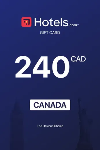 Hotels.com 240 CAD Gift Card (Canada) gallery image 2