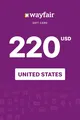 Wayfair 220 USD Gift Card (United States) thumb 2