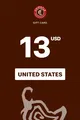 Chipotle 13 USD Gift Card (United States) thumb 2
