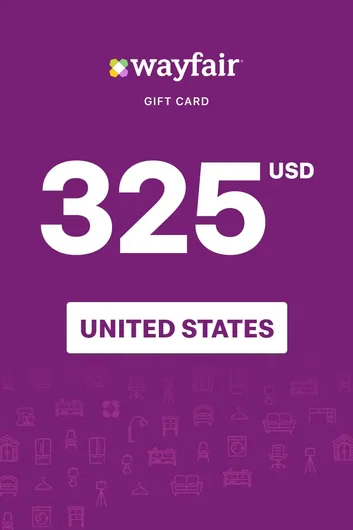 Wayfair 325 USD Gift Card (United States)