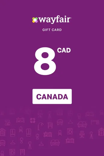 Wayfair 8 CAD Gift Card (Canada) gallery image 2