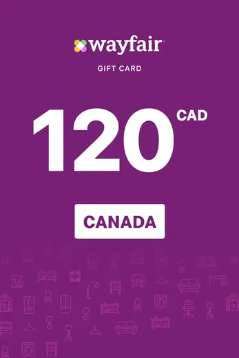 Wayfair 120 CAD Gift Card (Canada) gallery image 2