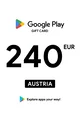 Google Play 240 EUR Gift Card (Austria) thumb 2