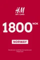 H&M 1800 NOK Gift Card (Norway) thumb 2