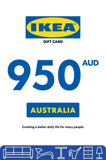 IKEA 950 AUD Gift Card (Australia)