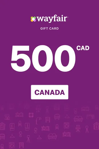 Wayfair 500 CAD Gift Card (Canada) gallery image 2