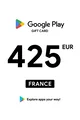 Google Play 425 EUR Gift Card (France) thumb 2