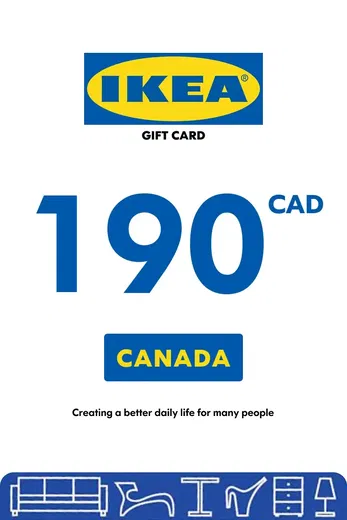 IKEA 190 CAD Gift Card (Canada) gallery image 2