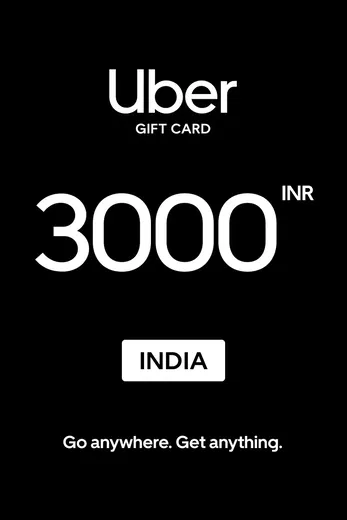 Uber 3000 INR Gift Card (India) gallery image 2