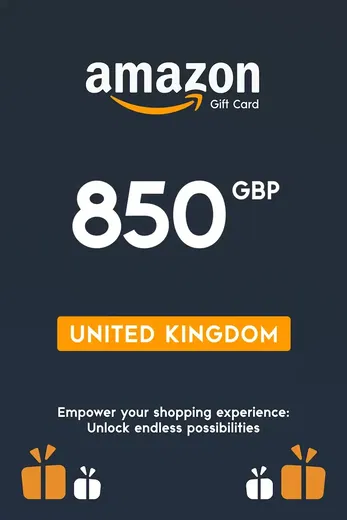 Amazon 850 GBP Gift Card (United Kingdom) gallery image 2