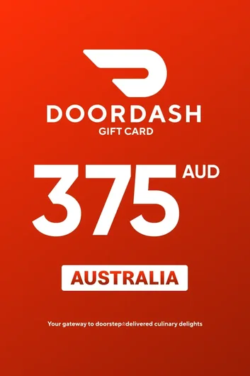 DoorDash 375 AUD Gift Card (Australia)